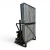 Back-right view of the used Hussmann HICA1204PSKNI 12 HP double-stack indoor condensing unit #98, showing the rear panel and frame.