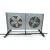 Straight-on view of the used Bohn PG-3002D evaporator #3492, showing the two top-mounted fan grilles.