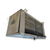Back-left view of the used Cancoil EMPS-16212B evaporator #3023, showing the rear cabinet panel.