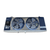 Straight-on view of the used Chandler CEL-0080BS6EEAY0628 evaporator #3455, showing the twin blue-grille fans.