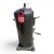 Right-side view of the used Copeland ZF15K4E-TF5 5.5 HP compressor, showing the red "173" tag, a rating label with barcode on the shell, a top-mounted service valve with cap, and the gray cast mounting base with rubber isolator feet.