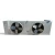 Straight-on view of the used Krack SMA25E-1097SCMM evaporator #3179, showing the two round black-grille fans.