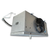 Used gray evaporator with one fans front side view showing labels.