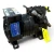 Similar opposite-side view of the used Copeland KALA-015E-TAC 1.5 HP compressor, 3 phase 208-230 volt, with a red round inventory tag numbered "82" visible near the suction valve and foil-wrapped line stub.
