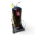 Angled view of the used Copeland ZS19KAE-PFV 2.5 HP scroll compressor, 1 phase 208-230 volt, showing the rating nameplate reading "...K4E-PFV-118", an Emerson/Copeland warning sticker, foil-wrapped copper line stubs, and red, blue, and yellow wires at the top.