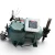 Front view of the used Carlyle 06EZ450-370 15 HP compressor (3 phase Dual Voltage), showing the manufacturer rating label plate on the housing, dangling low-voltage control wires near the top, a foil-capped copper suction stub, and the cast mounting foot at the base.