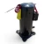 Back-right view of the used Copeland ZS38K4E-TF5 5 HP compressor, 3 phase 208-230 volt, showing the nameplate edge reading "ZS38K4E-TF5-250", a black zip-tie antenna on top, and the mounting base plate.