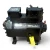 Straight-on front view of the used Copeland 2DA3-F23KE-TFC 6 HP compressor, 3 phase 208-230 volt, with the full nameplate reading "2DA3F23KE-TFC-400" clearly visible.