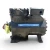 Back-right view of the used Copeland 3DA3-F28KE-TFC 6 HP compressor showing the blue rating nameplate with model and serial number "3D/A3F28KE-TFC-800", the black terminal box, and a red wire near the electrical connection.
Photo Jul 13 2026, 1 39 22 PM.webp: