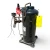 Back-right view of the used Copeland ZBD45KCE-TF5 6 HP scroll compressor showing exposed wiring, a red zip-tie marker, a yellow tag, and a rusty copper tee fitting across the base.