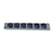 Straight-on view of the used Bohn ADT-370BK evaporator #3134, showing the six blue-grille fans and inventory tag #3134.