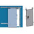 5'x 7'H Surplus Manual Sliding Cooler Door (LH)