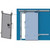 5'x 7'H Surplus Manual Sliding Cooler Door (RH)