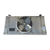 Straight-on view of the used Cancoil EMPS-16212B evaporator #3086, showing the round wire-grille fan.