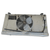 Straight-on view of the used Cancoil EMPS-16212B evaporator #3190, showing the round wire-grille fan.