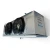 Front-right view of the used RDI LSF-090BK evaporator #3049, showing the cabinet side panel and rating labels.