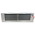 Silver evaporator front view.