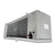 Silver/blue evaporator back view.