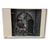 Beige condensing unit with front view showing the interior.
