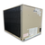 Beige condensing side back view of unit.