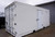 White portable refrigeration container with door