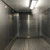 White portable refrigeration container inside view