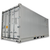 White portable refrigeration container back left