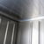Insulated container cooler showing interior