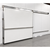 Off-white manual sliding cooler-freezer