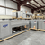 Warehouse of new condensing units in crates and boxes ready to ship