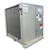 Gray condensing unit backside view.