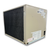 Beige condensing unit backside view.