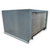 Gray condensing unit backside view.