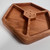 Hexagon Snack Tray Oak – Solid Walnut or Oak, 7 x 6 x 0.75 in, Modern Wooden Serving Dish, Candy Dish, Charcuterie Board, Party Platter