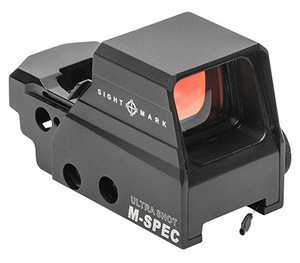 Sightmark SM26035 Ultra Shot M-Spec FMS Reflex Sight Matte Black 1 x 33 mm x 24 mm 2 MOA Red Dot/65 MOA Circle Crosshair (V71PD)