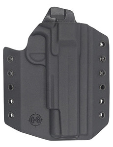 C&G Holsters 1850100 Covert  OWB Black Kydex Belt Loop Fits 1911 Government 5"                                                                                                                           (ETT1N)