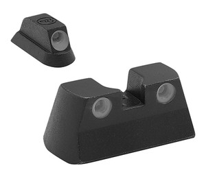 Meprolight USA 177763101 Tru-Dot  Green Tritium White Outline Front Sight-Green Tritium White Outline Rear Sight CZ 75/82/83/85 (1847F)