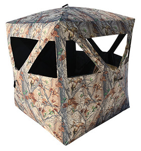 Muddy MUDGB250 Three-Person Ground Blind Cervidae Camo (NH7Z5)