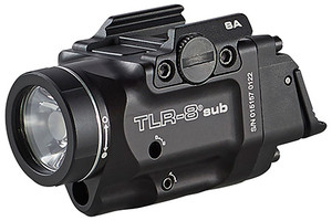 Streamlight 69419 TLR-8 Sub Gun Light with Red Laser  Black Anodized 500 Lumens White LED Springfield Armory Hellcat (JVVNR)