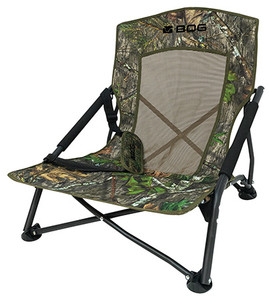 Bog-Pod 1134444 Snood  Low-Profile Chair, 4 Legs, Mossy Oak Camo, Steel Frame, Carry Strap                                                                                                               (G5CTN)