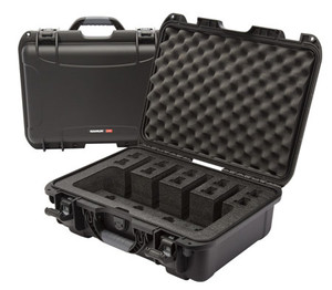 Nanuk 9254UP1 925 4 UP Pistol Case Waterproof Black Resin w/ Closed-Cell Foam Padding 17" L x 11.80" W x 6.40" H Interior Dimensions                                                                     (CIRF3)