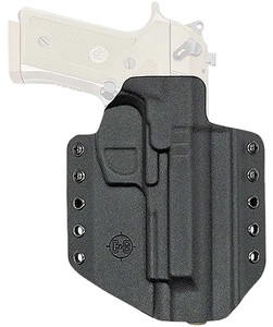 C&G Holsters 2750100 Covert  OWB Black Kydex Belt Loop Fits Beretta M9A3/M9A4 Right Hand (WSIR7)