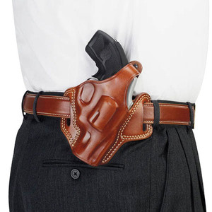 Galco FL118 Fletch  OWB Tan Leather Belt Slide Fits Ruger SP101 Fits Colt Detective Special Right Hand                                                                                                   (B6QKC)