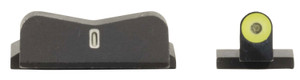XS Sights SW0029S5Y DXT2 Big Dot Night Sights- Smith and Wesson  Black | Green Tritium Yellow Outline Front Sight Green Tritium White Outline Bar Rear Sight                                             (MAG6G)