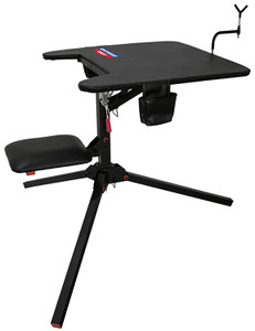 Birchwood Casey MSB300 Swivel Action Shooting Bench Black Steel, 29" W x 29" L                                                                                                                           (LOGUO)