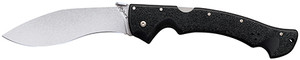 Cold Steel CS-62JL Rajah II 6" Folding Plain Stone Washed Japanese AUS-10A SS Blade/ Black Griv-Ex Handle                                                                                                (0XWFR)