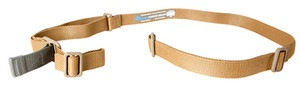 Blue Force Gear VCAS125OACB Vickers Sling made of Coyote Tan Cordura with 54"-64" OAL, 1.25" W, Two-Point Design & Nylon Adjusters for Rifle  & Carbine                                                  (HEVK3)