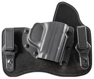 Galco KT826B KingTuk Deluxe IWB Black Kydex/Leather UniClip Fits S&W M&P Shield Right Hand (QY61M)