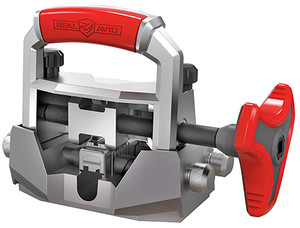 Real Avid AVMSP Master Sight Pusher Gray/Red Handgun Ergonomic Red Handle (YFDHU)