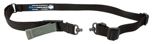 Blue Force Gear VCAS2TO1RED125AABK Vickers 221  made of Black Cordura with 54"-64" OAL, 1.25" W, One-Two Point Design & RED Swivel for AR Platform                                                       (0XDSE)